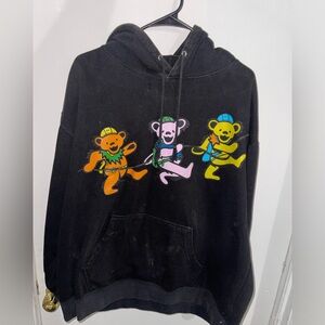 CHINATOWN MARKET X GRATEFUL DEAD BEARS HOODIE SIZE: XL FEELS LIKE A LARGE